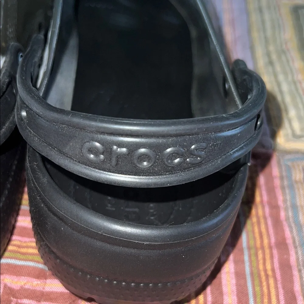 CROCS NWOT Classic Translucent Smoke Gray Ventilated Clogs Summer Outdoors